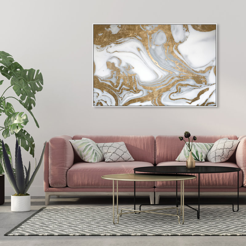 «Black Tie Nights», reproduction d'impression sur toile, Toile avec cadre blanc, H 30 po x l 20 po x P 1,5 po