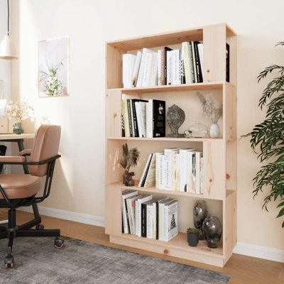 Irazema 132 cm H x 80 cm W Room Divider Bookcase