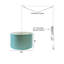 Luminaire suspendu tambour 1 lumière Orise-62552908