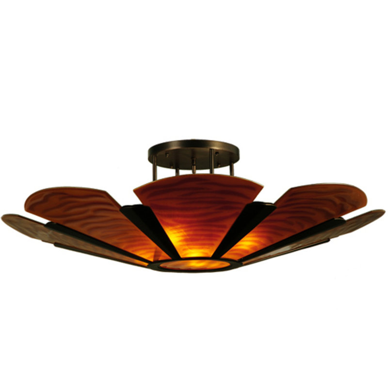 Metro Fusion 6 - Light Semi Flush Mount
