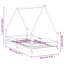 Kids Bed Frame Solid Wood Pine-376840381