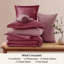 Ensemble d'édredon très grand taille - 7 pièces ensemble de literie très grand bourgogne pour toutes les saisons, lit de style bohème contrastant dans un sac avec édredon, draps, taies d'oreiller et taies décoratives-105522621-110364982