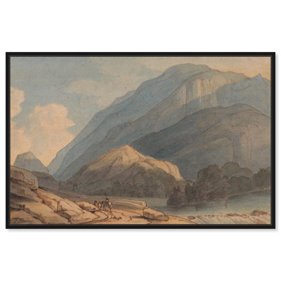Art rétro sur toile, "Entrance into Bauchdale"