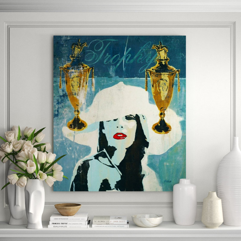 Trophy Print by Chelsea Art Studio, Knife Gel, 42" H x 36" W x 1.5" D