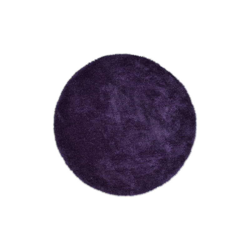 Cozy Solid Colour Hand Woven Area Rug, Round 140cm