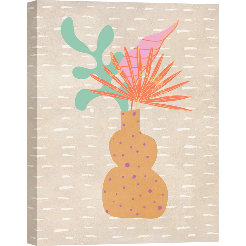 Botanics II 1 Piece Wrapped Canvas Wall Art, 100cm H x 70cm W x 4cm D