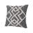 Modern Geometric Motif Tufted Woven 100% Cotton Decorative Throw Pillow-1349868580