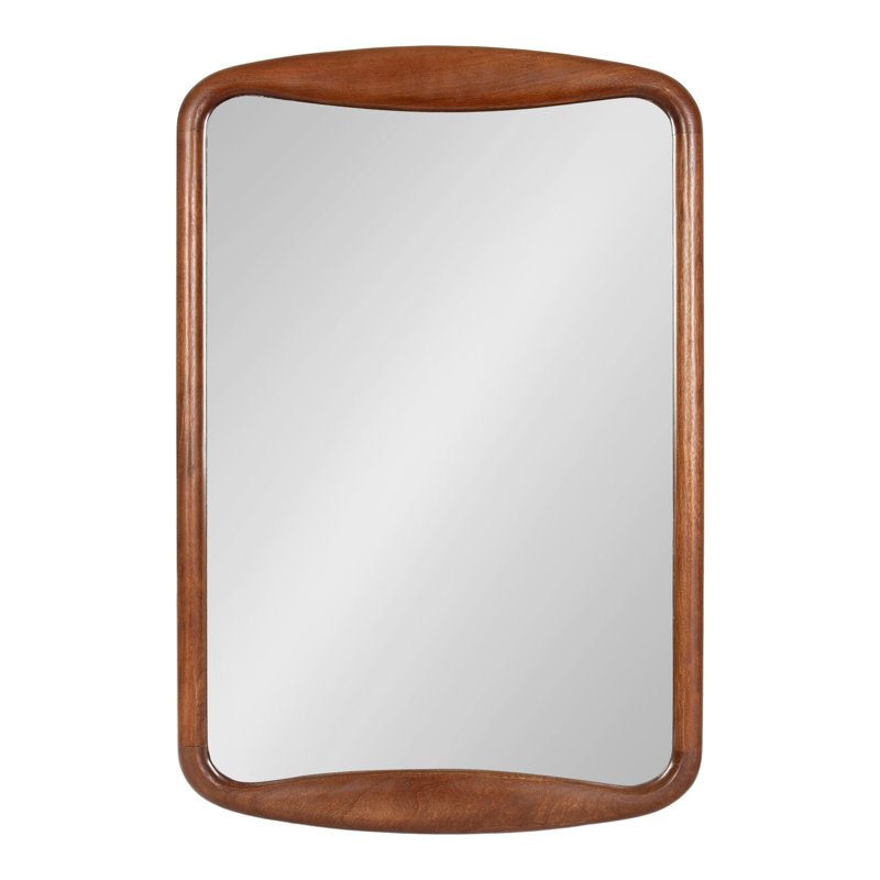 Hera Mango Wood Rounded Rectangle Wall Mirror