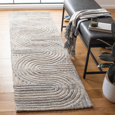 Rosalind Abstract Wool Hand Tufted Area Rug