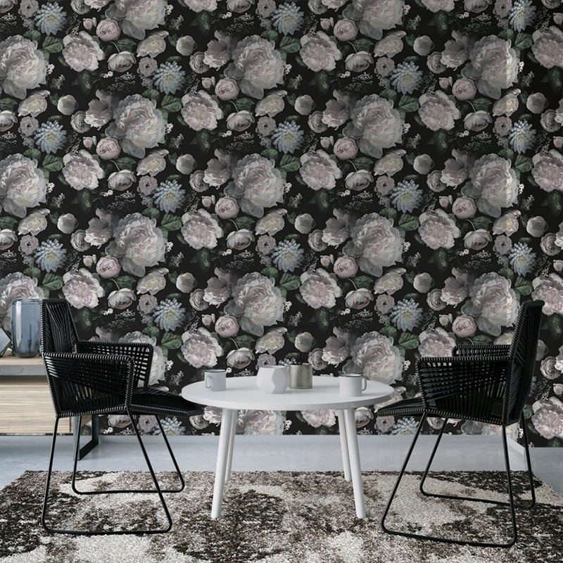 Papier peint adhésif floral Moody
