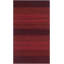 Cruz Hand Loomed Wool/Cotton Striped Rug in Red-145268747
