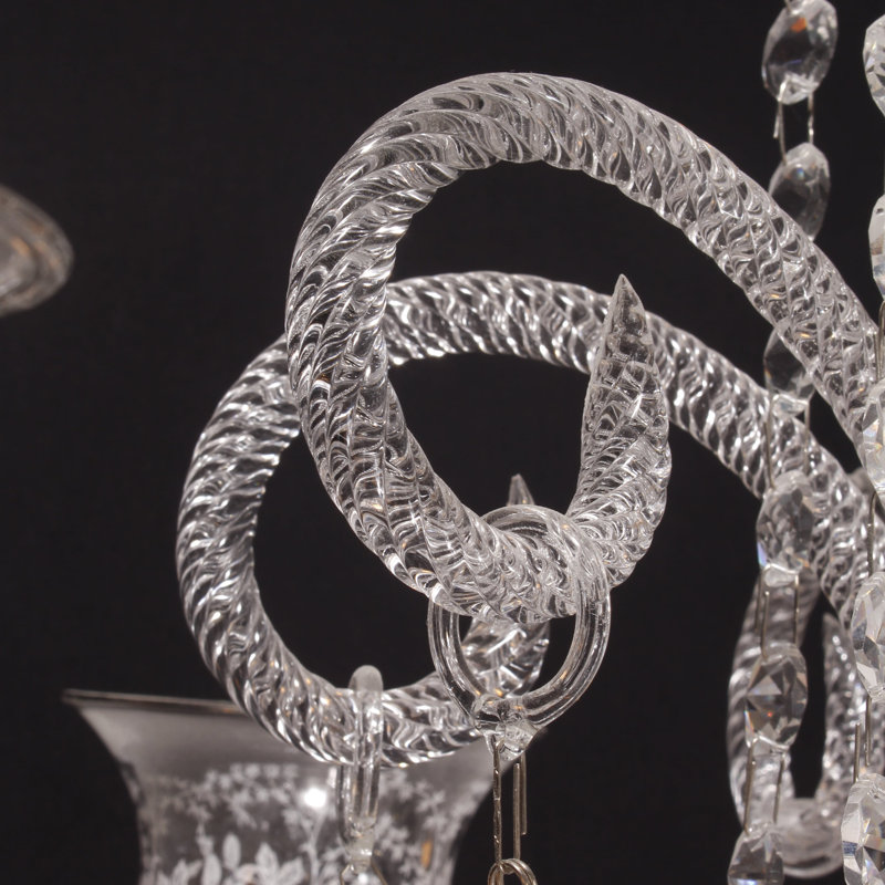 Lustre classique/traditionnel 15 lumières ombré Rodin