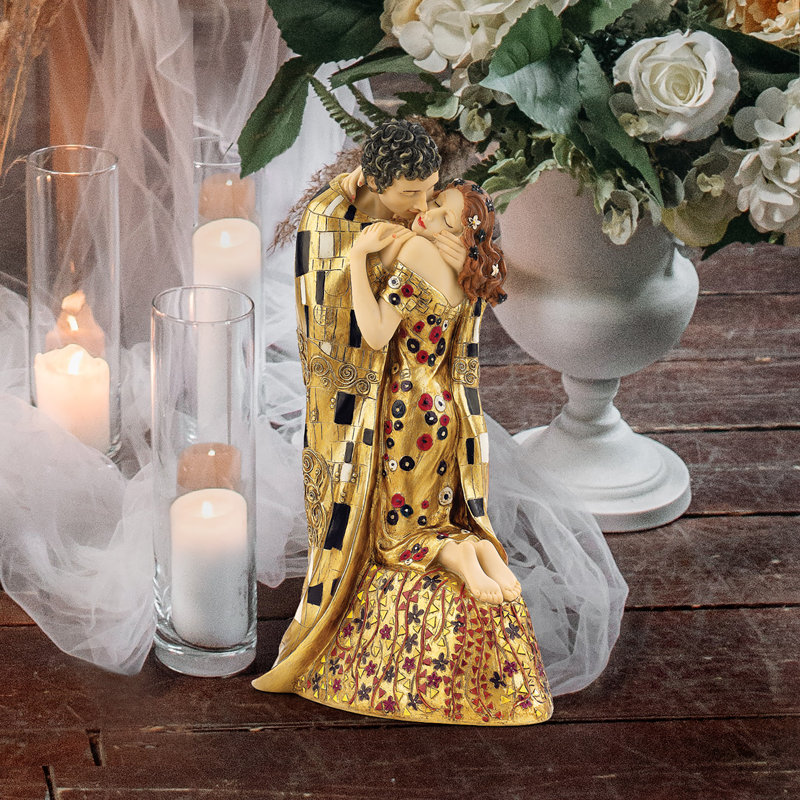 Figurine The Kiss par Klimt Lovers
