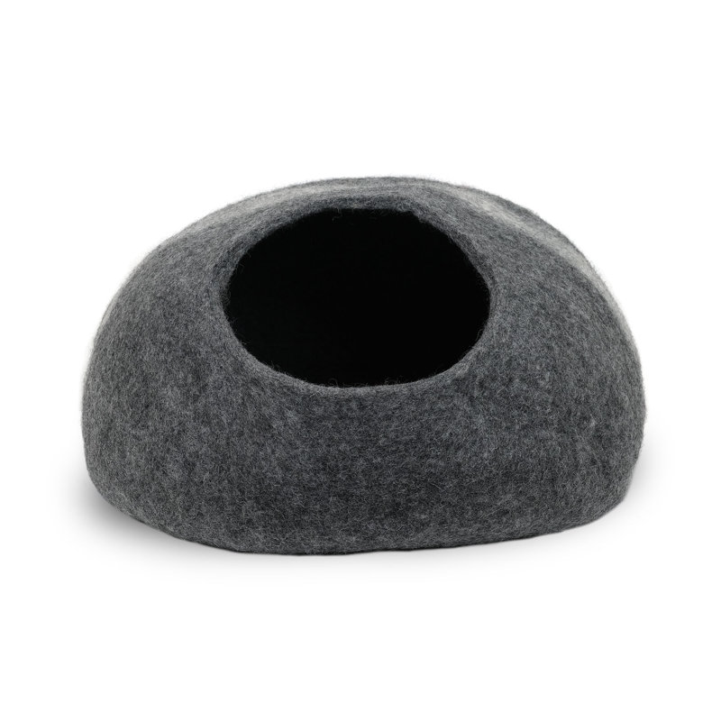 Langton Wool Nest Pet Bed, Dark Gray