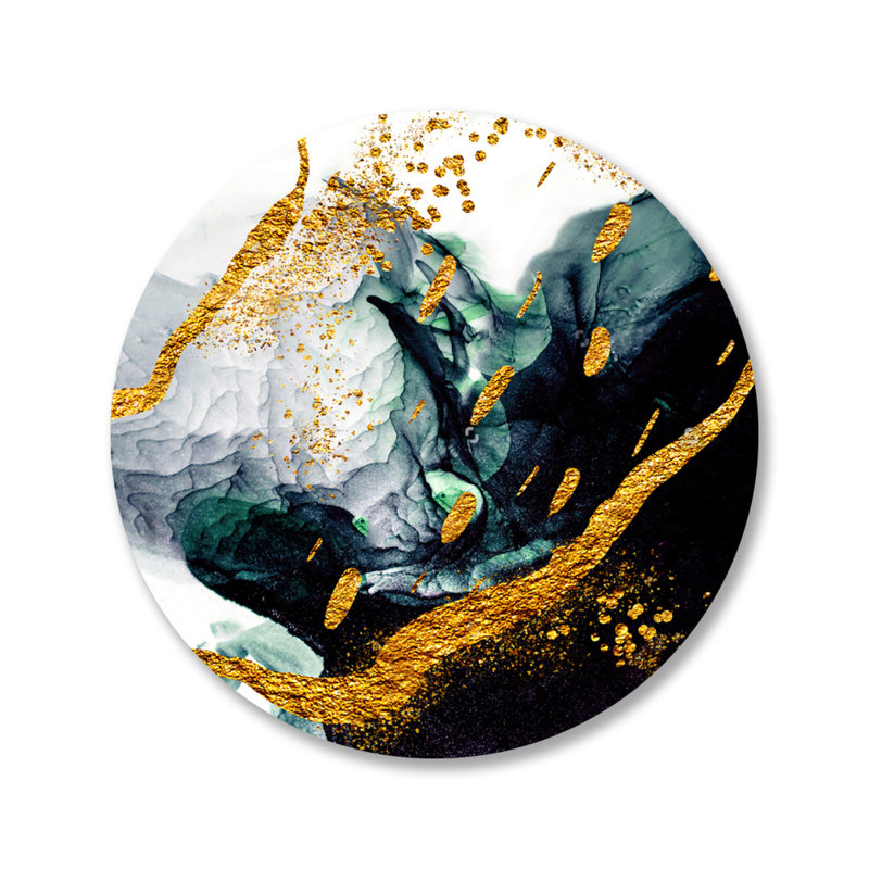 Importance - imprimé rond sans cadre, Plastique / acrylique, H 24 po x l 24 po