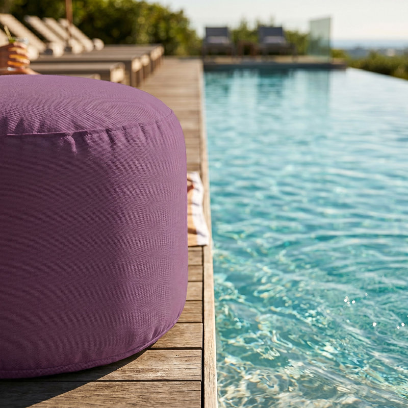 Pouf d'extérieur Soleil, Violet
