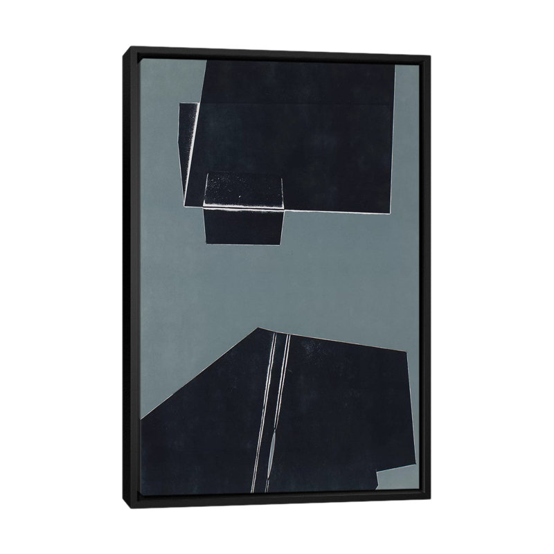 «Ship Shape IX», reproduction sur toile, H 26 po x l 18 po x P 1,5 po, Toile avec cadre noir, Pas de tapis