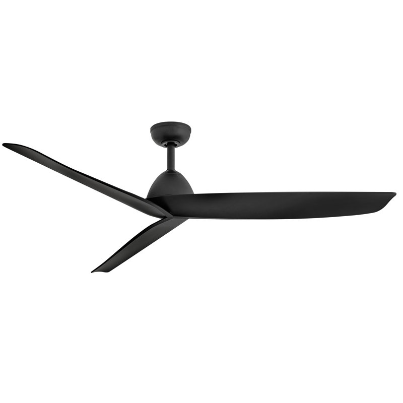 Ventilateur intelligent DEL Hinkley Liv, Noir mat