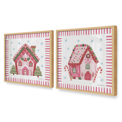 Ensemble de 2 estampes Ribboned Holiday