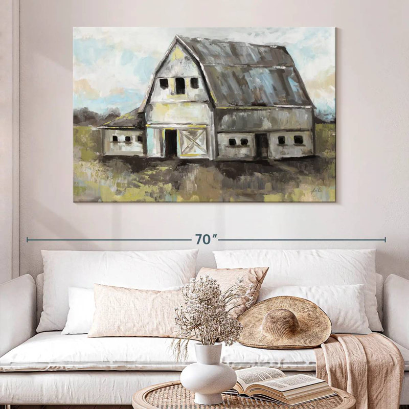 Lilie Tranquil Barn, H 34 po x l 51 po