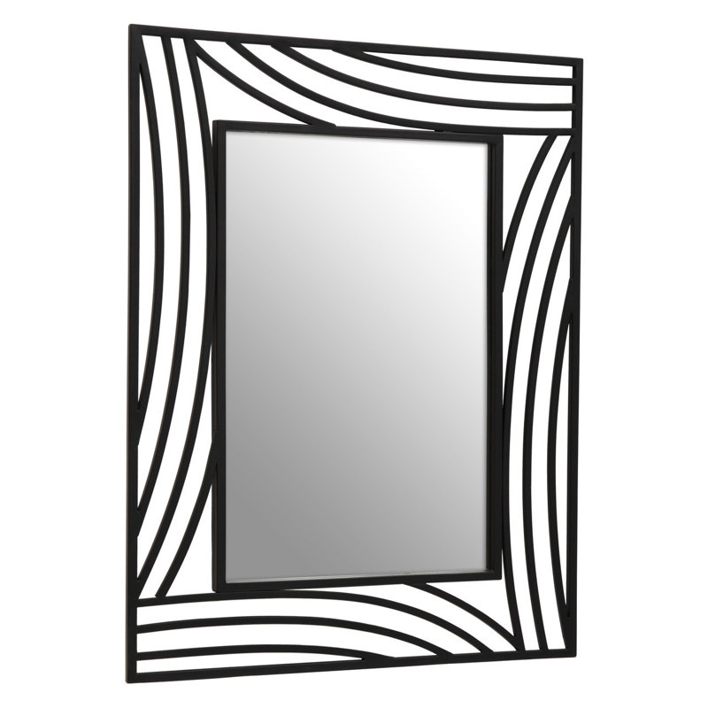 Abdul-Sami Metal Flat Wall Mirror