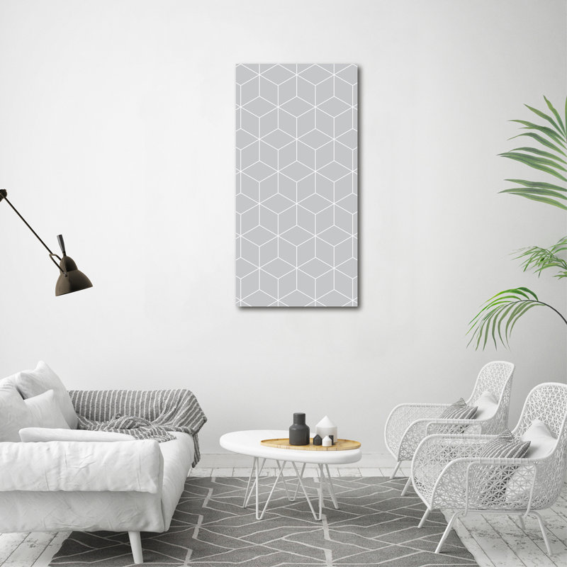 Geometric Background - Wrapped Canvas Print