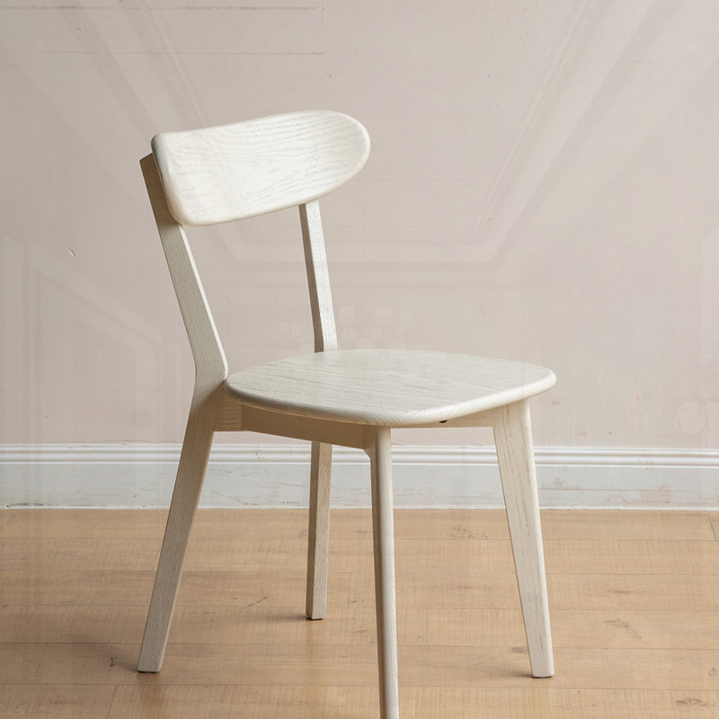 Solid Wooden Dining Chair, Black
