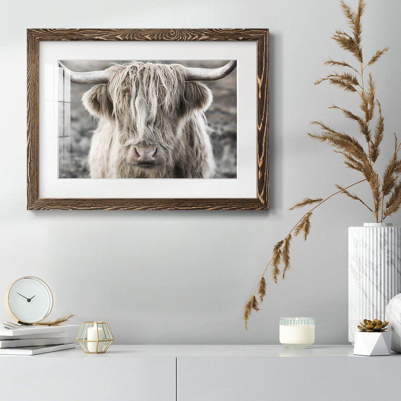 Highland Skye, reproduction d'art encadrée, Noyer, H 14 po x l 20 po x P 1,5 po