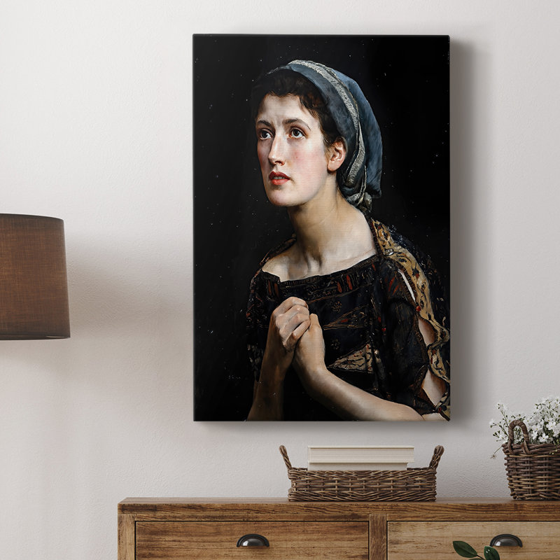 Cassandra, toile tendue par John Collier, 12 x 18