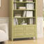 Vitrine verte moderne et simple