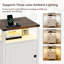 40cm W Bedside Table