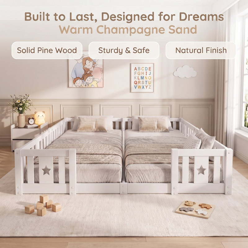 Bed, Beige