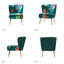 Amata Wooden Upholstery Armless Accent Chair-2115868440
