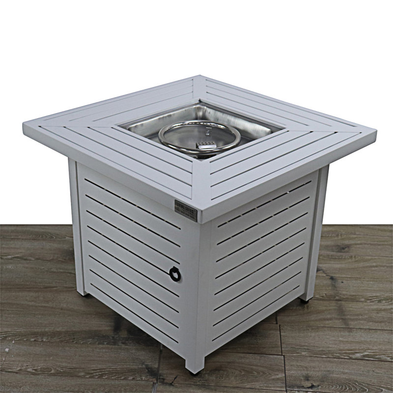 Table de foyer d'extérieur en acier 25 po H x 30 po l