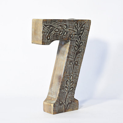 Haddam Text & Numbers Letter Block