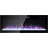 60 Inch Recessed Ultra Thin Tempered Glass Front Wall Mounted Electric Fireplace With Remote And Multi Color Flame & Emberbed, Led Light Heater-703863887