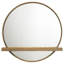 Miroir de salle de bain mural avec tablette Benson