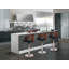 Swivel Upholstered Adjustable Height Counter Stool-998688897