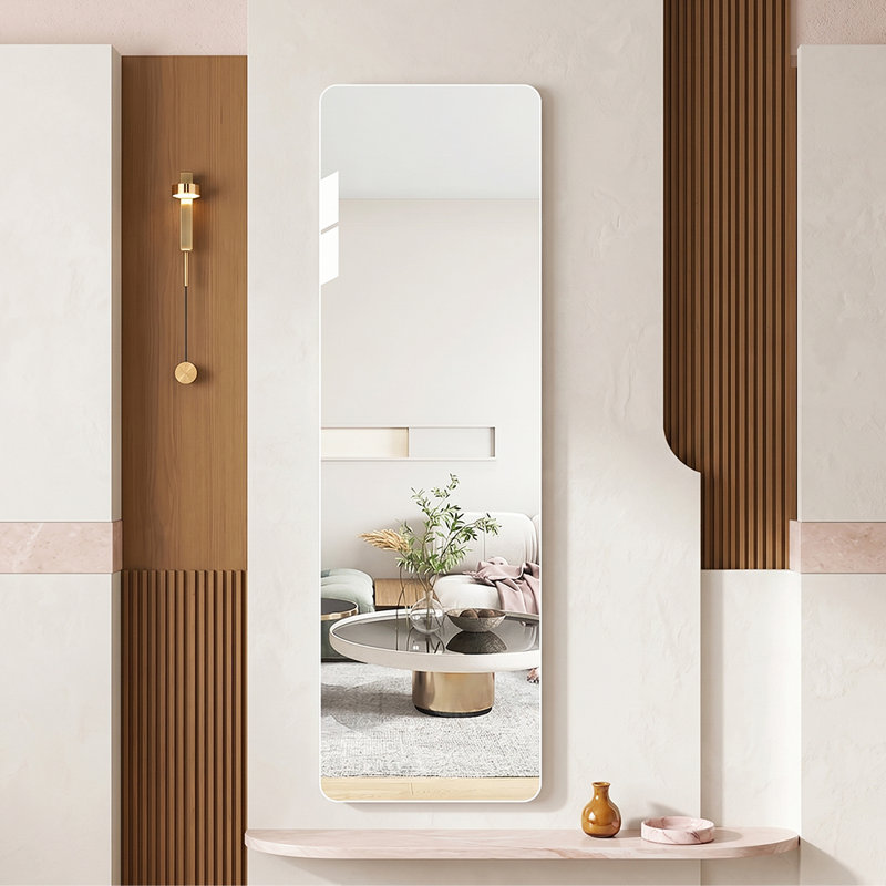  Miroir pleine longueur antidéflagrant sans cadre, 60 po x 15 po