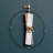 Orange Round Mid-Century Abstract Geometric Open Frame Wall Clock