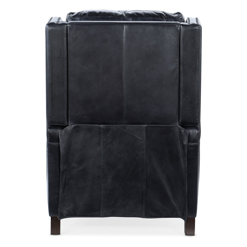 Checkmate Champion Blue Leather Handcrafted Recliner