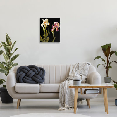 «Allure Iris Blooms», art mural sur toile par Patricia Pinto