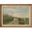 «Rustic Countryside Pastel Valley Cow Farm Field Landscape Nature Wilderness», reproduction d'art sur papier-91356620-91356619