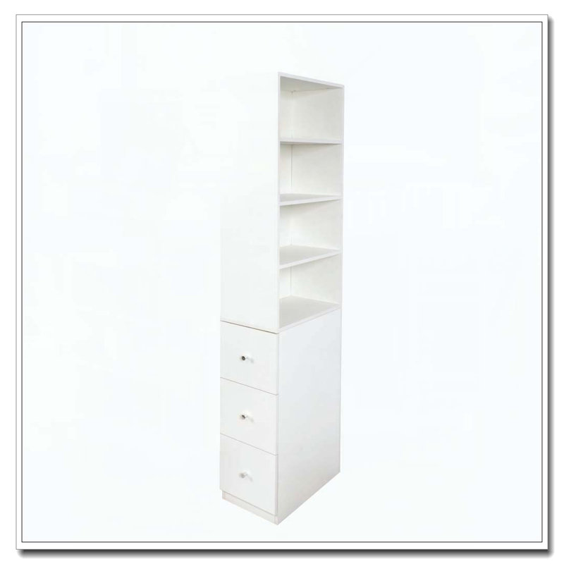 Bibliothèque en bois, Blanc