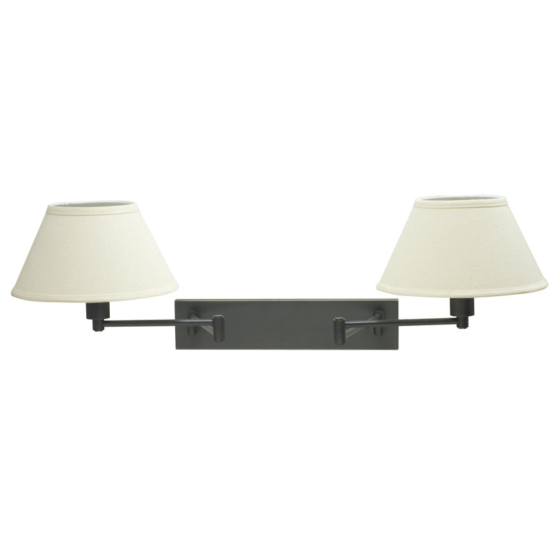 Bargas Plug-in Swing Arm Sconce, Oil Rubbed Bronze