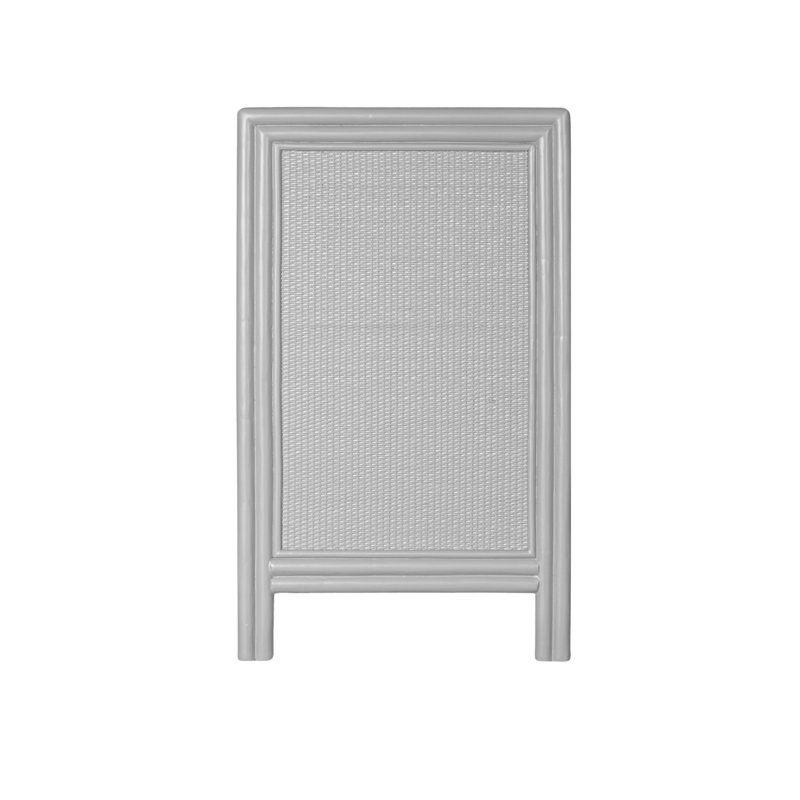 Aruba 4 - Drawer Nightstand, Light Gray