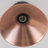 8.3 in. Modern Cone Shade Semi-Flush Mount
