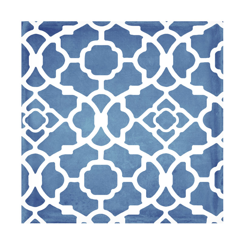 Art sur toile Sasha Moroccan Blues III, H 18 po x l 18 po