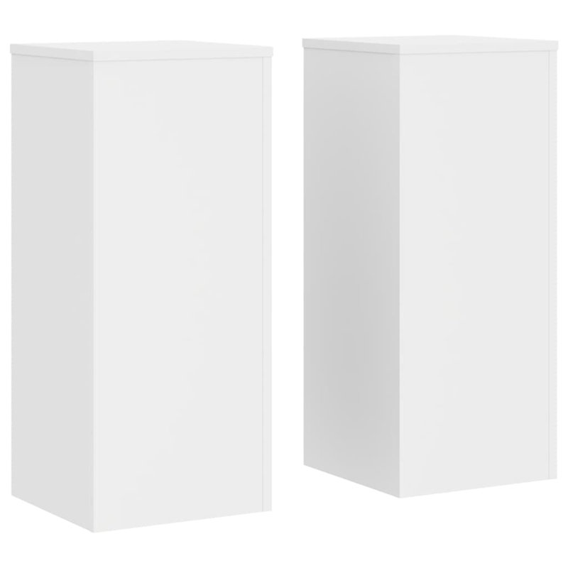 Plant Stand - Set of 2, White, 70cm H x 30cm W x 30cm D