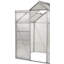 6'x4' Clear Polycarbonate Greenhouse - Large Aluminium Lawn & Garden Grow House - 24 Sq. Ft / 2.23 Mq